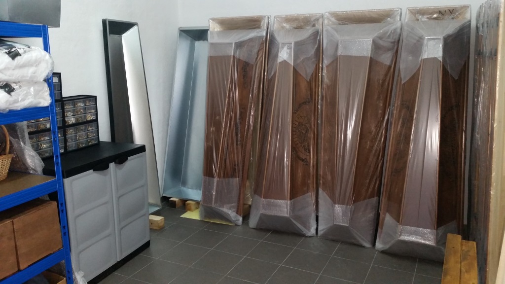 Skladište pogrebne opreme